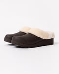 Hunter Play Womens Shearling Insulated Clog - Chocolate - Size UK 5