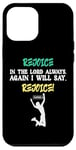 iPhone 12 Pro Max Empowering Christian Rejoice Bible Verse New Testament Gift Case