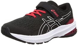 ASICS GT-1000 11 PS Sneaker, Black Electric Red, 27 EU