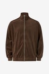 Puma - Cardigan T7 Oversized Velour Track Jacket - Brun