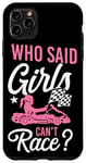 iPhone 11 Pro Max Go Kart Racing Girl Female Vintage Who Said Girls Can't Case