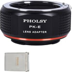 Manuelle Bague D'Adaptation Pour ObjectifsCompatible Avec Les Objectifs Pentax K Et Les Boîtiers Appareils Photo Sony E (Nex), Pk Vers E[YIN146091]