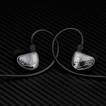 TRUTHEAR Gate Écouteurs Intra-Auriculaires avec Micro pour scène, Studio ou Audiophile Noir