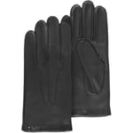 Gants Isotoner  Gants Homme cuir/cachemire et soie Noir