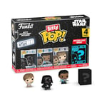 Funko Bitty Pop! Star Wars - Vader 4pk and A Surprise Mystery Mini Figure - 0.9 Inch (2.2 Cm) - Star Wars Collectable - Stackable Display Shelf Included - Gift Idea - Party Bags Stocking - Cake Topper