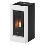 Cadel 7022071 Poêle à Granulés 10,5kW Prince 11 Blanc 5 Étoiles