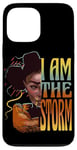 iPhone 13 Pro Max Black History Month African American Woman I Am the Storm Case