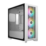 Cooler Master Elite 301 Midi Tower ARGB Tempered Glass Gaming Case - White E301-WGNN-S00