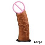 AUCUNE Sextoy,Sextoys érotiques léabian Silicone réaliste gode culotte strapon dureté anal plug godes pénis dick sex toys - Type Large