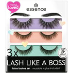 Essence Silmät Ripset Lahjasetti 3x2 tekoripset + 3x ripsienpidennysliima 2 Stk. (2,69 € / 1 Kpl)