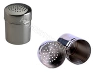 STAINLESS STEEL SHAKER SPRINKLER ATTA FLOUR SUGAR COCOA CHOCOLATE BAKING DREDGER