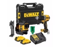 Kit 2 outils DEWALT Laser multilignes 3x360° DCLE34031 + Perceuse DCD805 - DCK2095D2T-QW