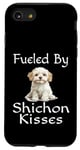 Coque pour iPhone SE (2020) / 7 / 8 Funny Fueled By Shichon Kisses, chiot, amoureux des chiens, maman et papa