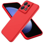 Liquid silikon skal Motorola Edge 50 Pro - China Red