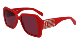 Lunettes de Soleil KARL LAGERFELD KL6140S 600 RED 53/17/140 Femme