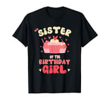 Big Sister Of The Birthday Girl Cupcake Matching Family T-Shirt