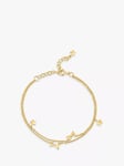 Dinny Hall Stargazer Double Chain Bracelet, Gold