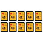 KODAK Pack de 10 Cartes Mémoire SDHC Ultra High Speed - 32 GB