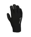 Nike Mens 2.0 Knitted Grip Gloves (Black/White) - Size L/XL