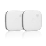 Smartwares Interconnectable Smoke Detector 2-Set - Pair up to 24 detectors together - 5-year battery - Optical sensor - Illuminated indicator - Test button - Silent function - FSM-11652