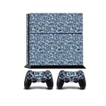 Blue Marble Print PS4 PlayStation 4 Vinyl Wrap/Skin/Cover for Sony PlayStation 4 Console and PS4 Controllers