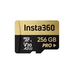 Insta360 256GB UHS-III V30 A2 MicroSD Memory Card for One X/One X2 / X3 / X4, One R/One RS, Ace Pro and Sphere Action Cameras