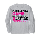 Game & Battle Pink out Breast Cancer Awareness Month costume Long Sleeve T-Shirt