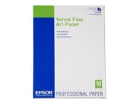 Epson Fine Art Velvet - Velours - A2 (420 x 594 mm) 25 feuille(s) papier pour beaux arts - pour SureColor P5000, P800, SC-P10000, P20000, P5000, P7500, P900, P9500