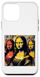 Coque pour iPhone 12 mini Graffiti abstrait art Leonardo Da Vinci Art Mona Lisa