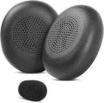 Coussinets de Rechange pour Casque sans compatibles avec Jabra Evolve2 65 MS/UC, Elite 45h Noir.[G1151]