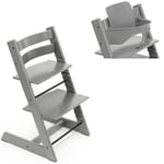 PAKKE, Stokke Tripp Trapp® chair + baby set - storm grey