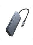 Anker USB-C Hub (7-in-1 Dual Display) - Grey