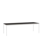 Muuto - Base Table 250x90 cm -  Black Linoleum/Plywood/White - Ruokapöytä - Musta - Metalli/Puu/Muovi