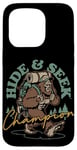 Coque pour iPhone 15 Pro Bigfoot Hide and Seek Champion Sasquatch Yeti Funny Bigfoot