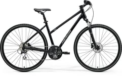 Merida Crossway 20 Dame, hybridsykkel Black/Silver M 2021