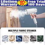 2000W Portable Handheld Garment Clothes Steamer Fast Heat-up 200ML Home Travel