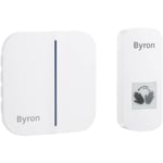 Byron - DBY-23441 Sonnette sans pile blanc S413782