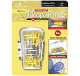 Taylor Seville Originals Applique Magic Broches, Metal, Jaune, 0,5 x 26mm, Set de 50 Pièces