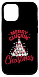 iPhone 12/12 Pro Merry Cluckin' Christmas Funny Chicken Lovers Farm Xmas Case