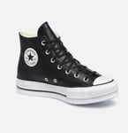 Converse Leather Chuck Taylor All Star Platform Unisexe- (Noir/Blanc)