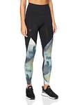 Under Armour Women Rush Legging - Print Legging - Black/Lime Light/Black (004), Small