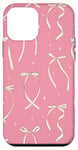 Coque pour iPhone 12 mini Ruban rose esthétique pour fille