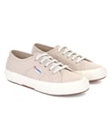 Superga Unisex Adult 2750 Vegan Leather Trainers (Beige/White Avorio) - Size UK 9.5