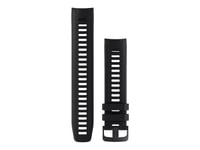 Garmin Watch Band - Klokkestropp For Sportsur - Svart - For Instinct Solar