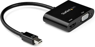 Adaptateur Mini Displayport Vers Hdmi Vga - Dongle Convertisseur D'Écran Vidéo Multiport Mini Dp/Mdp 1.2 Hbr2 Tb 2 Vers Hdmi 2.0 4K 60 Hz Ou Vga M/F (Mdp2Vgahd20)