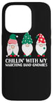 iPhone 14 Pro Chilling With My Marching Band Gnomies Funny Gnome Xmas PJs Case