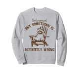 Undiagnosed But Something Is Definitely Wrong Funny Raccoon Sweatshirt