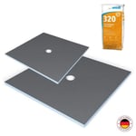 Receveur à carreler 180 x 90 Wedi Fundo Primo - Gris - Rectangulaire - 4 cm - WEDI