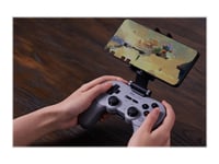 8Bitdo Pro 2 - Hall Effect Joystick - Håndkonsoll - Trådløs - Bluetooth - Grå - For Nintendo Switch, Pc, Steam, Raspberry Pi