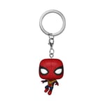 Funko Pop! Keychain: Spiderman No Way Home 2021 - Spider-Man - Leaping SM1 - Mini-Figurine en Vinyle à Collectionner Porte-clés Fantaisie - Cadeau de Noël - Idée de Cadeau - Produits Officiels